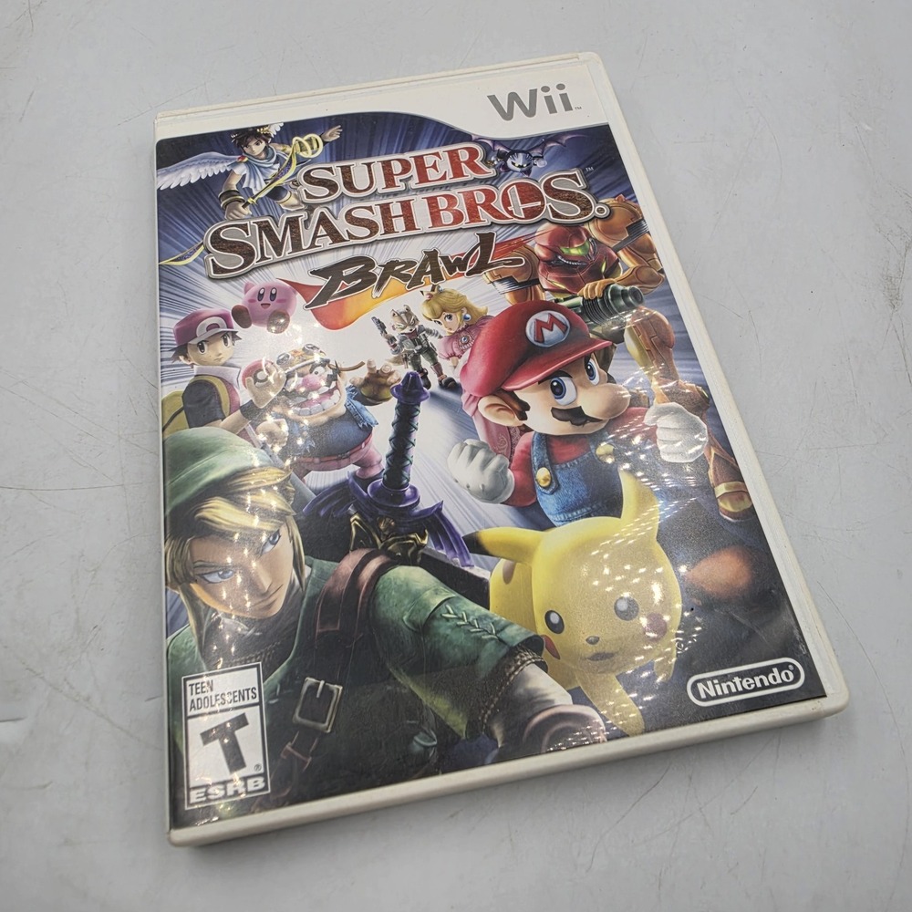 Nintendo Super Smash Bros. Brawl Nintendo Wii T NTSC-U/C 2008 Manual Included